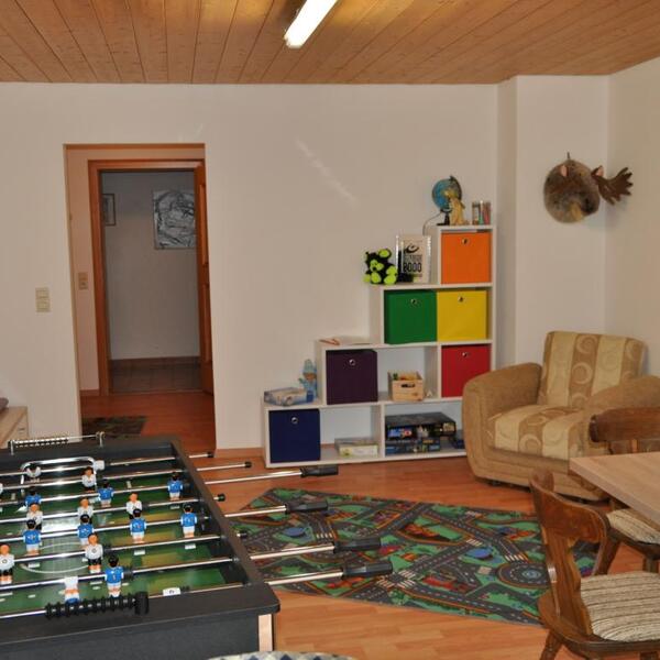 Spielzimmer mit Kicker - Spielspaß, nicht nur für die kleinen Gäste 