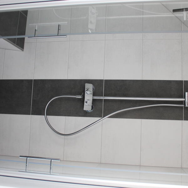 bodengleiche Dusche, Fußbodenheizung