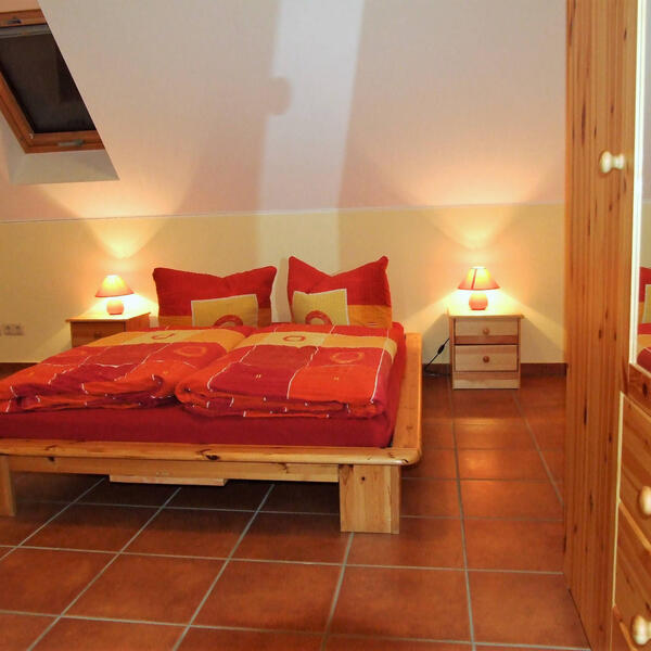 Das Schlafzimmer im Nebenhaus 1. Etage