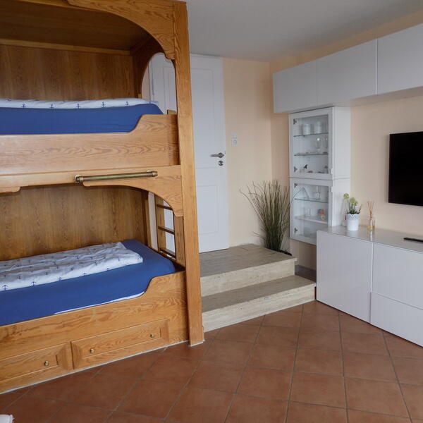 Kinderzimmer mit Etagenbett