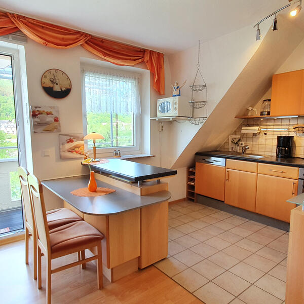 Komplett eingerichtete Küche