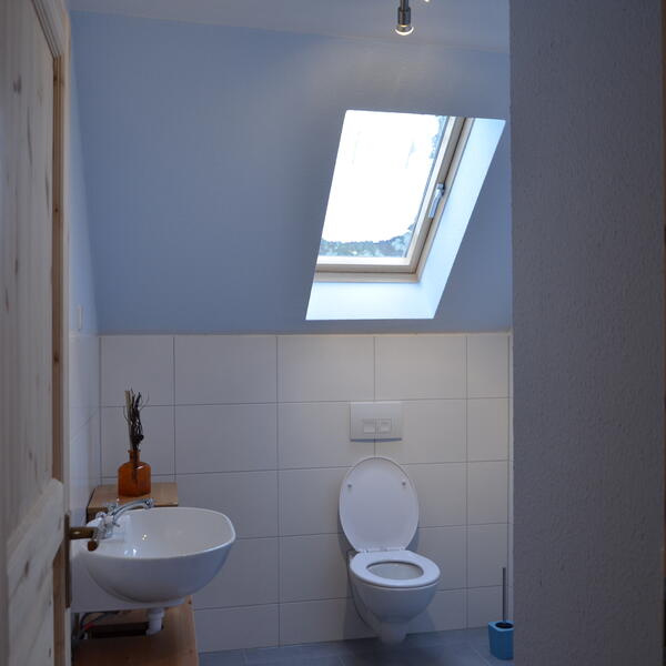Eine zweite Toilette im 1.Geschoß 