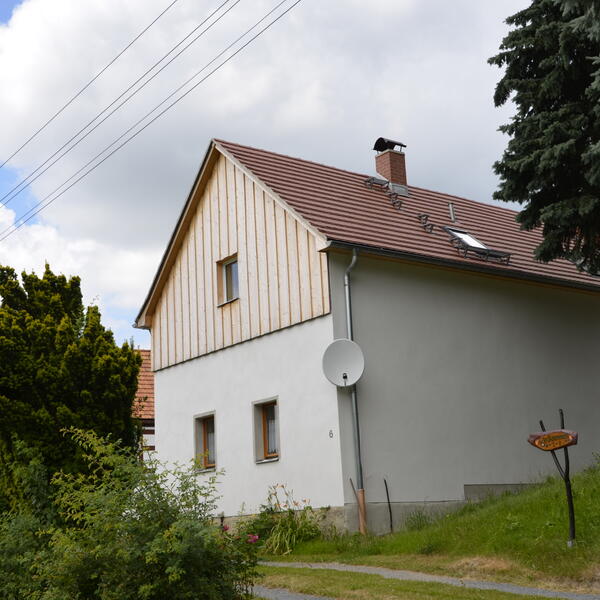 Haus "Natur" in Naundorf für 2 bis 8 Personen mit 3 getr. Sclafzimmern.