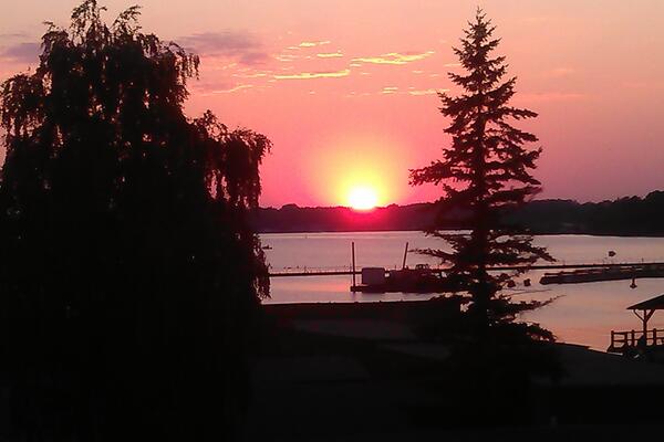 Blick von den Balkonen Haupthaus 1. Etage