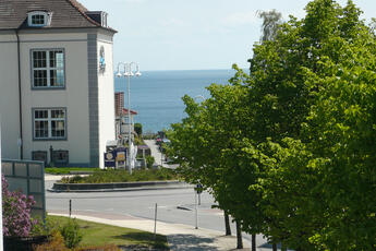 3-Zi-Whg. “Romantik” Blick vom Balkon zum Meer